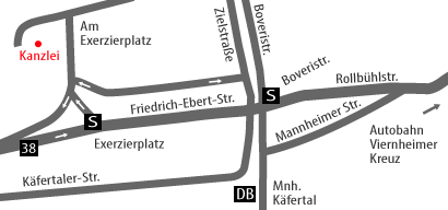 Anfahrt Mannheim